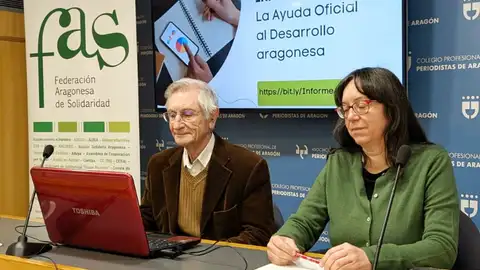 El presidente de la Federación Aragonesa de Solidaridad, Ricardo Álvarez, y la secretaria técnica de la Federación, Estrelicia Izquierdo El presidente de la Federación Aragonesa de Solidaridad, Ricardo Álvarez, y la secretaria técnica de la Federación, Estrelicia Izquierdo