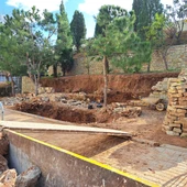 Obras de reparación de la canalización de agua potable del puente de la Gallega de Vila-real. Obras de reparación de la canalización de agua potable del puente de la Gallega de Vila-real.
