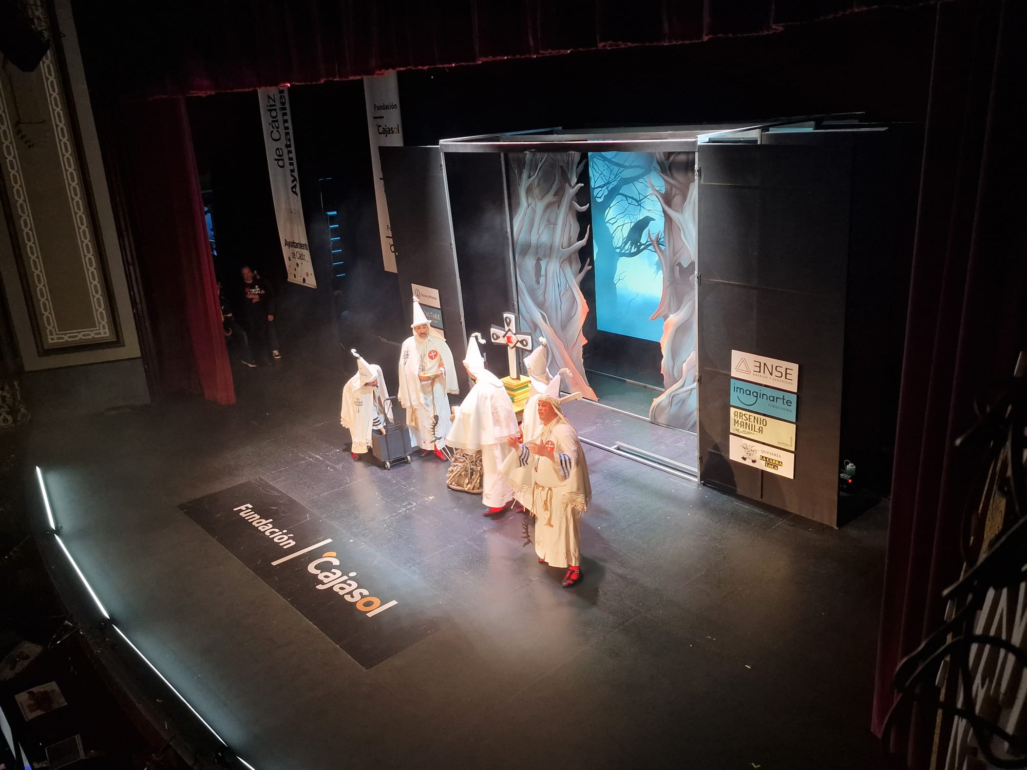 El cuarteto 'Ku klux klan klan' en las semifinales del COAC 2025 El cuarteto 'Ku klux klan klan' en las semifinales del COAC 2025