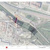 Plano proyecto Casella y pont de Xàtiva en Alzira finalizados