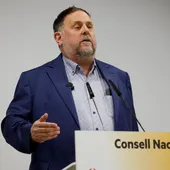 El presidente de ERC, Oriol Junqueras. El presidente de ERC, Oriol Junqueras.