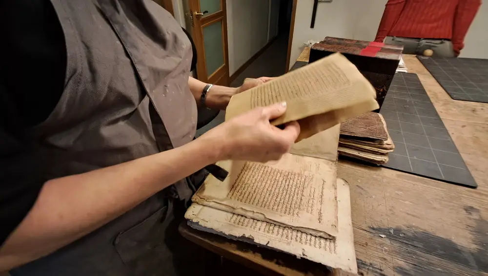 La restauradora Ana Jessen La restauradora Ana Jessen