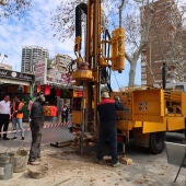 Benidorm empieza las catas para determinar si puede construir un parking en la 2ª fase de la avenida Mediterráneo