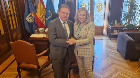 Belarmina Díaz y Alfredo Canteli. Belarmina Díaz y Alfredo Canteli
