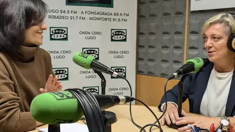 Paula Alvarellos en una entrevista en Onda Cero. Paula Alvarellos en una entrevista en Onda Cero.