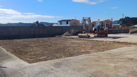 Obras para la nueva zona de ocio de A Silva Obras para la nueva zona de ocio de A Silva