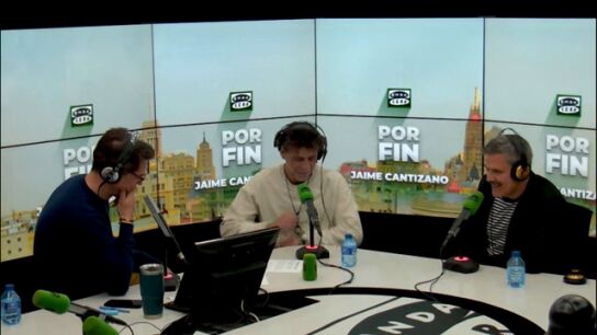 Nacho Fresneda y Roberto Enríquez en los estudios de Onda Cero 