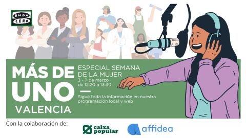 Semana de la mujer en M&aacute;s de Uno Valencia