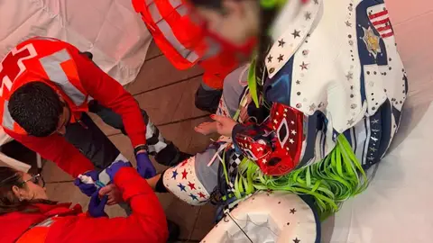 Cruz Roja realiza 90 asistencias durante el domingo de Carnaval en Badajoz Cruz Roja realiza 90 asistencias durante el domingo de Carnaval en Badajoz