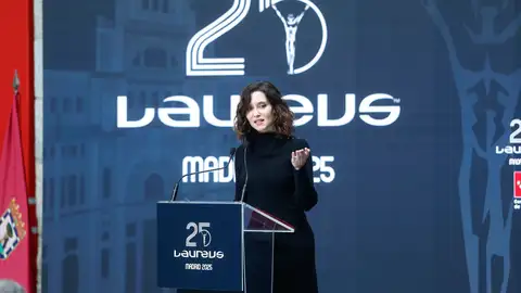 Isabel Díaz Ayuso, presidenta de la Comunidad de Madrid, en el anuncio de los candidatos a los premios Laureus 2025 Isabel Díaz Ayuso, presidenta de la Comunidad de Madrid, en el anuncio de los candidatos a los premios Laureus 2025