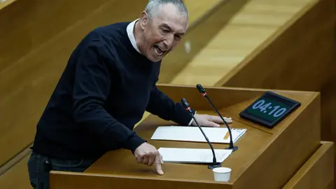 En la imagen, de archivo, el portavoz de Compromís en Les Corts, Joan Baldoví. En la imagen, de archivo, el portavoz de Compromís en Les Corts, Joan Baldoví.