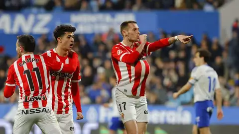 Dubasin celebra su gol Dubasin celebra su gol