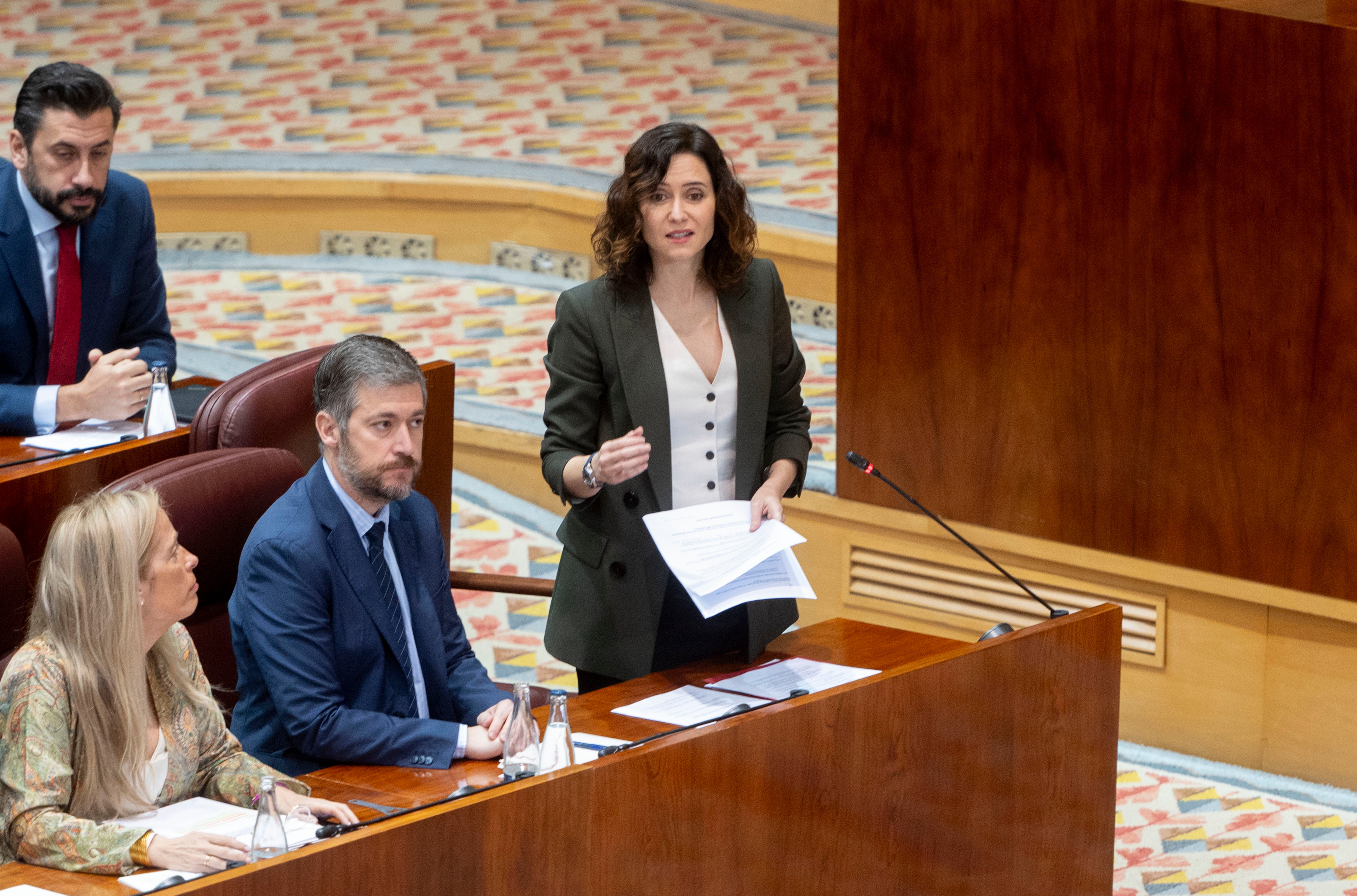 Isabel Díaz Ayuso, en vísperas del 8M: "Las feministas de pancarta han legislado en beneficio de violadores y abusadores" Isabel Díaz Ayuso, en vísperas del 8M: "Las feministas de pancarta han legislado en beneficio de violadores y abusadores"
