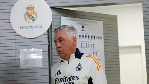 El entrenador italiano del Real Madrid, Carlo Ancelotti El entrenador italiano del Real Madrid, Carlo Ancelotti