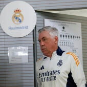 El entrenador italiano del Real Madrid, Carlo Ancelotti