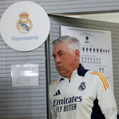El entrenador italiano del Real Madrid, Carlo Ancelotti El entrenador italiano del Real Madrid, Carlo Ancelotti