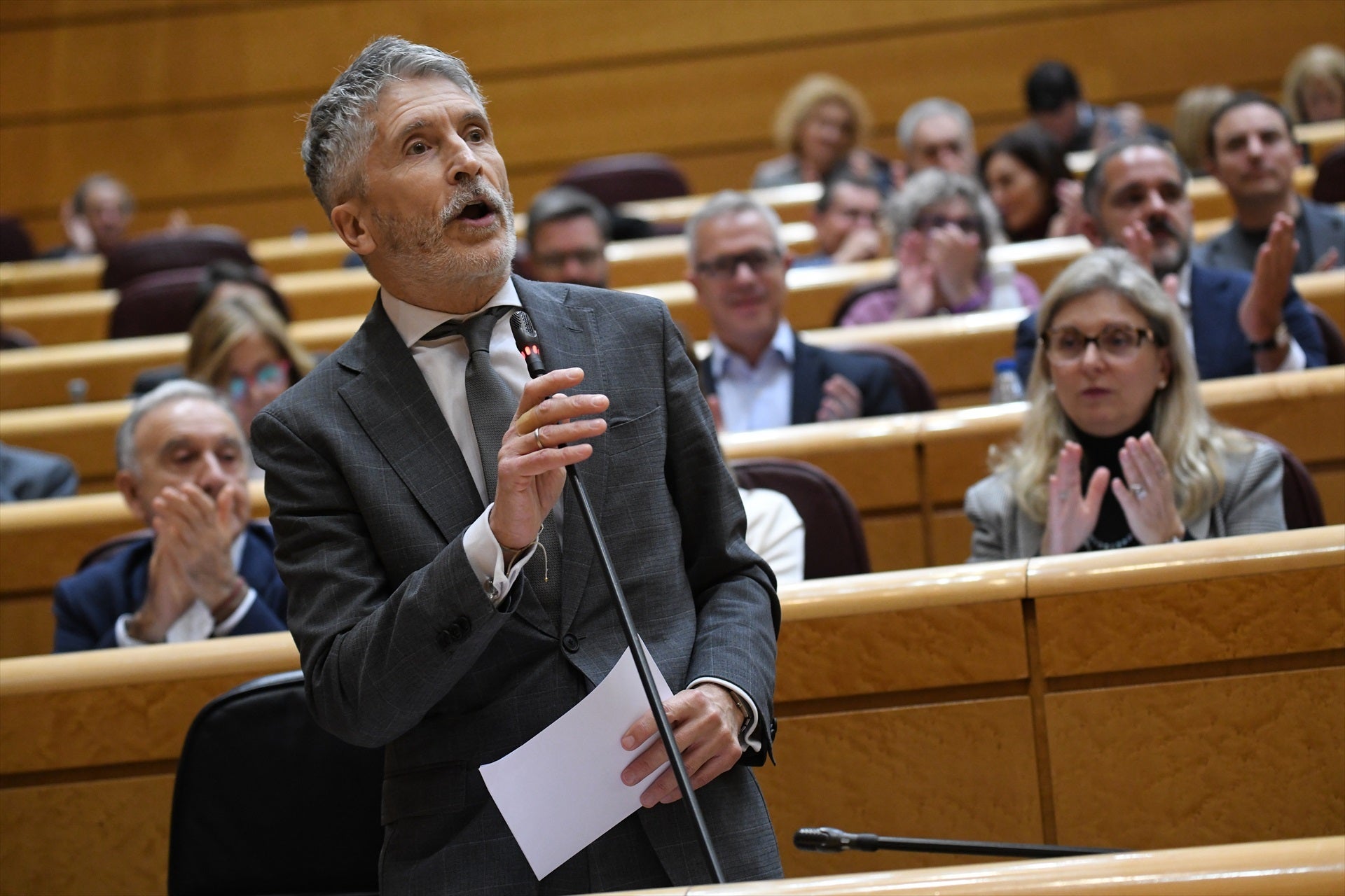 La última contradicción del Gobierno: cuando Marlaska decía que el control de fronteras no se podía transferir ni delegar La última contradicción del Gobierno: cuando Marlaska decía que el control de fronteras no se podía transferir ni delegar