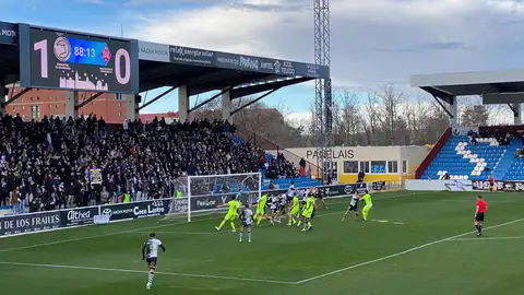 Jugada de ataque del equipo blanquinegro Jugada de ataque del equipo blanquinegro