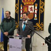 David Broceño durante la rueda de prensa