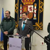 David Broceño durante la rueda de prensa David Broceño durante la rueda de prensa