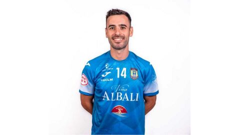 Eloy Rojas, jugador del Vi&ntilde;a Albali F.S. Valdepe&ntilde;as