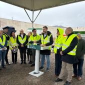 Visita a las obras de abastecimiento en agua en El Ejido