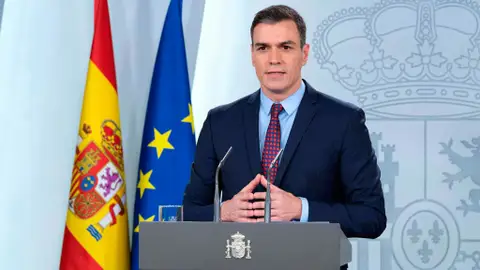 El 14 de març del 2020 el president del govern Pedro Sánchez anunciava l'estat d'alarma El 14 de març del 2020 el president del govern Pedro Sánchez anunciava l'estat d'alarma