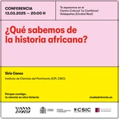 Conferencia "¿Qué sabemos de la historia de africana?" Conferencia "¿Qué sabemos de la historia de africana?"