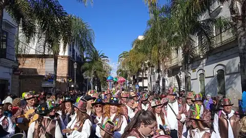 Una de las actividades del Carnaval de El Puerto en una foto de archivo Una de las actividades del Carnaval de El Puerto en una foto de archivo