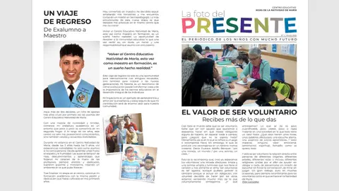 "La Foto del Presente", nuevo periódico hecho por niños y niñas "La Foto del Presente", nuevo periódico hecho por niños y niñas