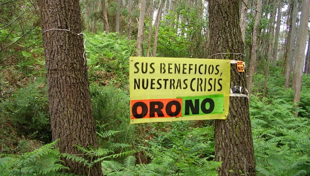 La Plataforma "Oro No" pide al Principado rechazar el proyecto aurífero de Salave. La Plataforma "Oro No" pide al Principado rechazar el proyecto aurífero de Salave.