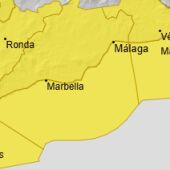 Aviso amarillo Marbella jueves 13 marzo 2025