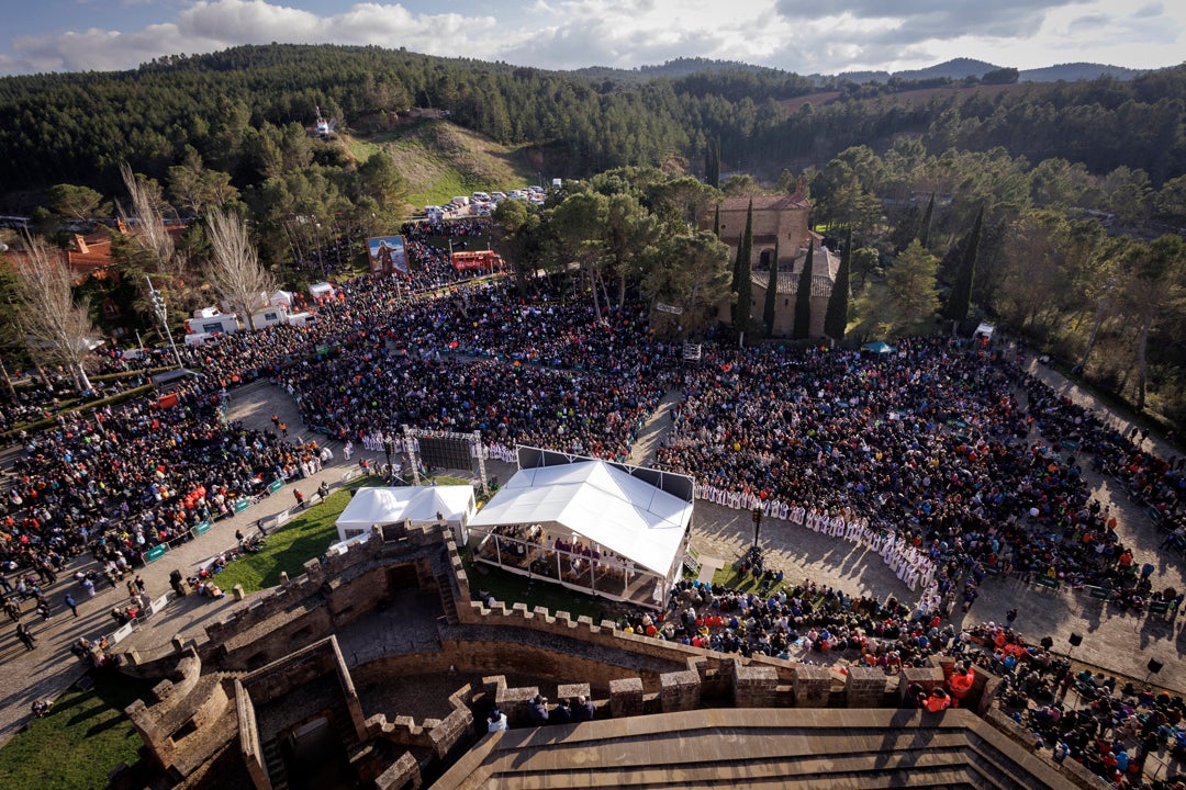 Más de 15.000 personas participan en la segunda Javierada Más de 15.000 personas participan en la segunda Javierada