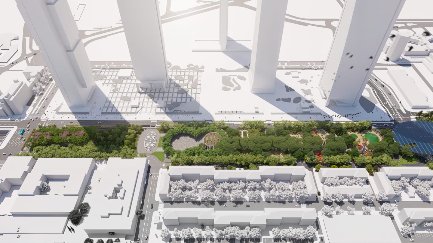 Las obras del nuevo Parque Castellana arrancarán en primavera y durarán 18 meses Las obras del nuevo Parque Castellana arrancarán en primavera y durarán 18 meses