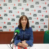 Esther Serrano, en los estudios de Onda Cero Ciudad Real Esther Serrano, en los estudios de Onda Cero Ciudad Real