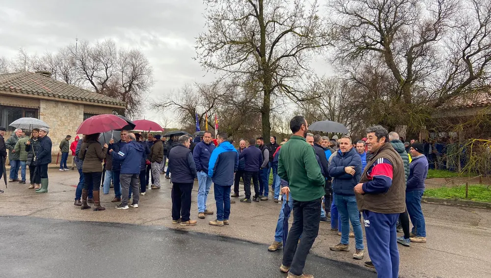 Concentración de protesta en las Tablas de Daimiel Concentración de protesta en las Tablas de Daimiel