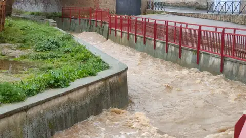 Las nuevas borrascas podrían agravar las crecidas de ríos y arroyos en Guadalajara
