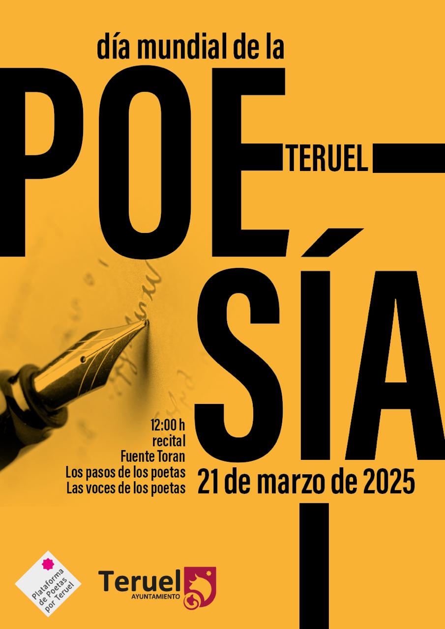 Teruel sacará la poesía a la calle este viernes Teruel sacará la poesía a la calle este viernes