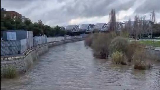 El río Manzanares a su paso por Madrid