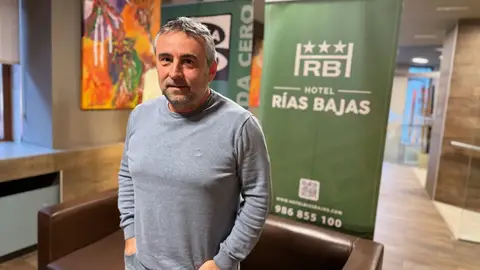 Pedro Iglesias, presidente del Clúster Galego da Industria do Deporte e o Benestar Encuentros Hotel Rías Bajas