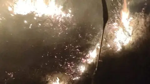 Incendio en Rionansa Incendio en Rionansa