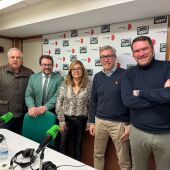 Sito Cantero, Javier Ruíz, Consoli Romero, Diego Ortega y Marcelino Abenza