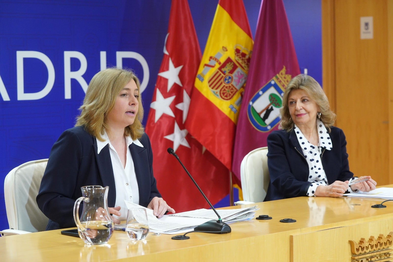 La vicealcaldesa, Inma Sanz y la delegada de Economía, Engracia Hidalgo La vicealcaldesa, Inma Sanz y la delegada de Economía, Engracia Hidalgo