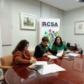 Firma del acuerdo entre ACSA, Vimel Energy y Caixa Rural d'Algemesí