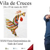 Carlos Blanco será o pregoeiro da 31ª Festa Gastronómica do Galo de Curral de Cruces