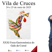 Carlos Blanco será o pregoeiro da 31ª Festa Gastronómica do Galo de Curral de Cruces Carlos Blanco será o pregoeiro da 31ª Festa Gastronómica do Galo de Curral de Cruces