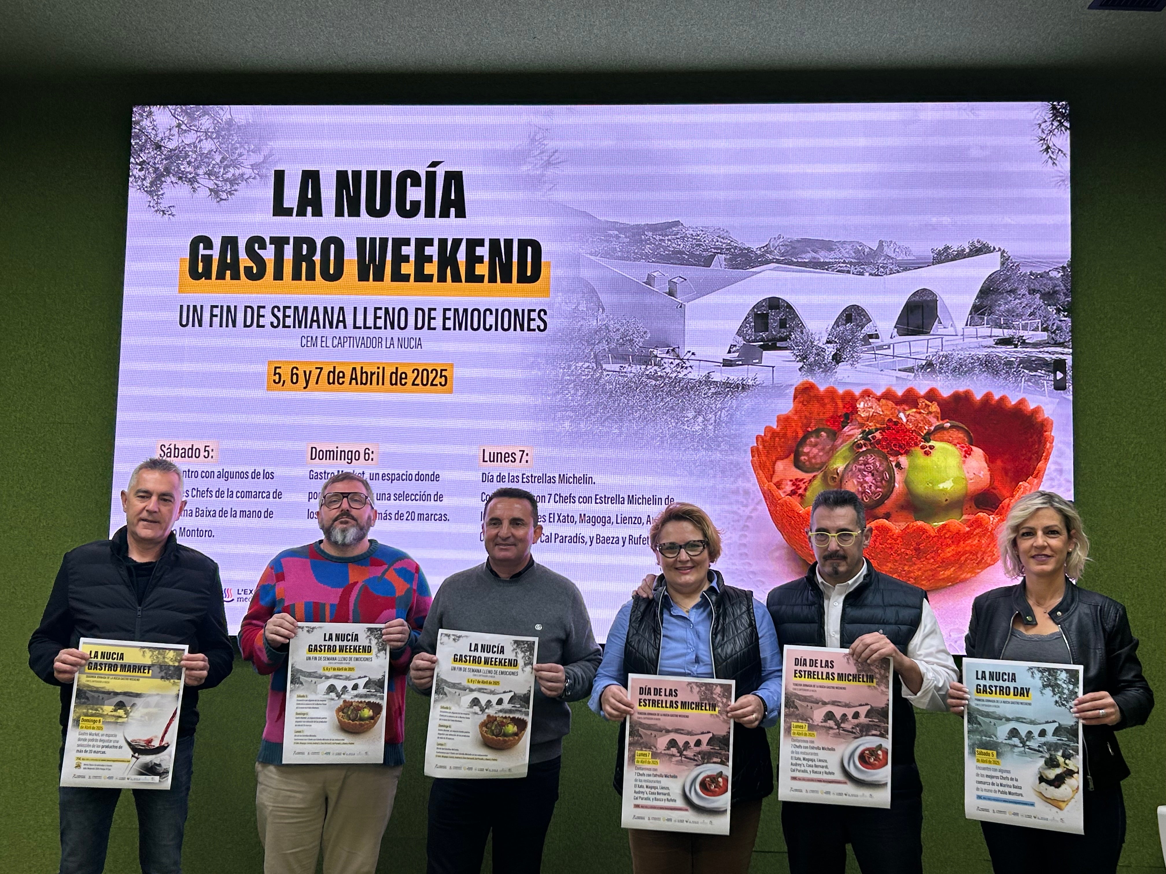 Un total de 7 chefs Michelin participan en El “GastroWeekend” de La Nucía del 5 a 7 de abril Un total de 7 chefs Michelin participan en El “GastroWeekend” de La Nucía del 5 a 7 de abril