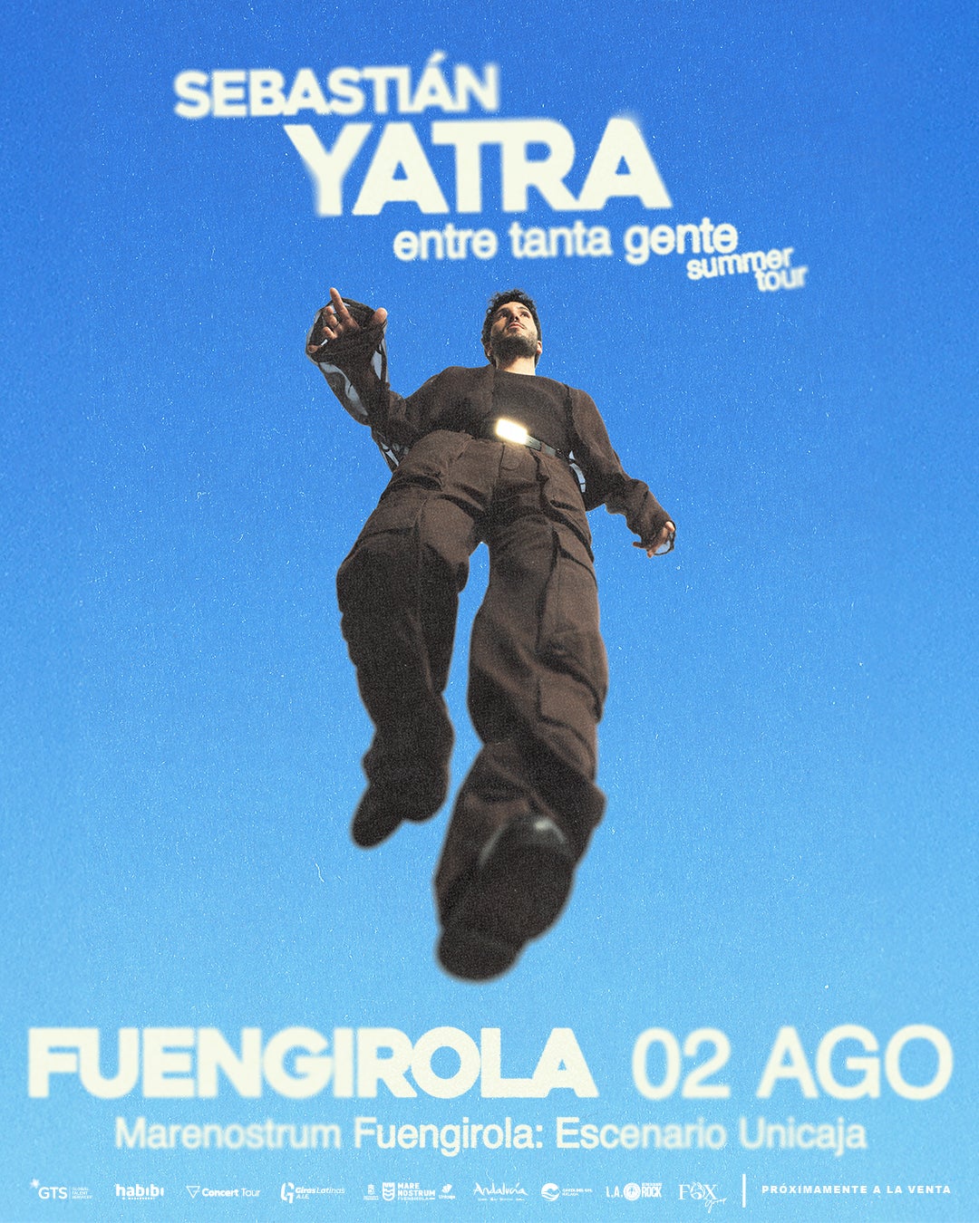 Marenostrum Fuengirola recibirá por primera vez a Sebastián Yatra el 2 de agosto Marenostrum Fuengirola recibirá por primera vez a Sebastián Yatra el 2 de agosto