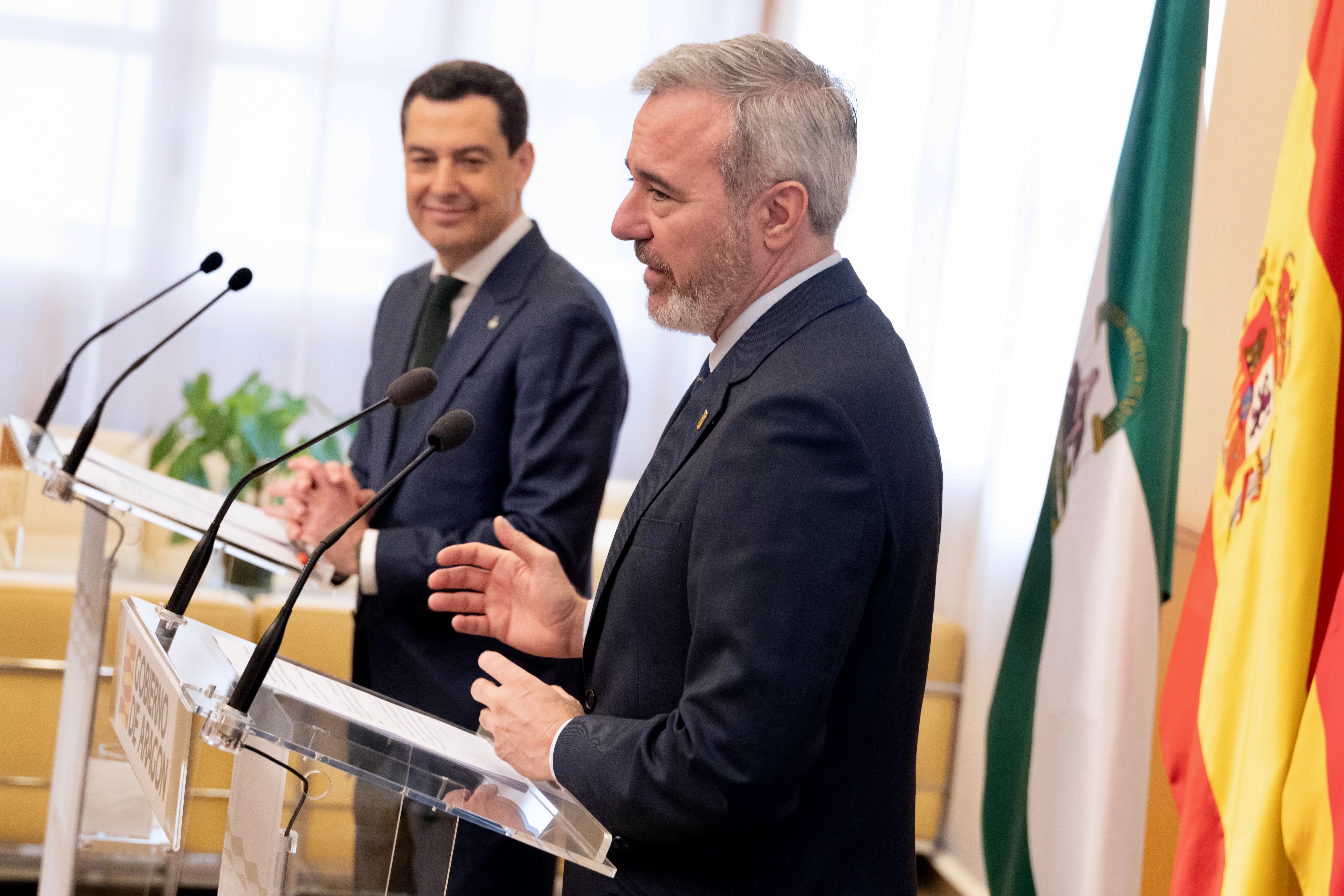 Aragón y Andalucía piden priorizar la autopista ferroviaria Aragón y Andalucía piden priorizar la autopista ferroviaria