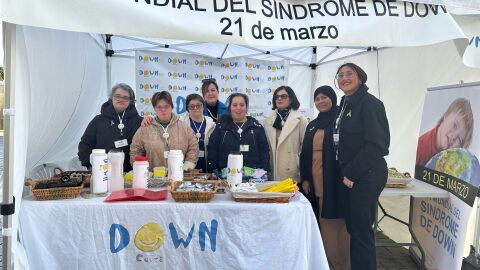 Stand de la asociaci&oacute;n Down Ceuta